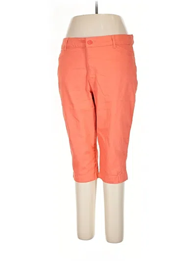 Pre-owned St. John's Bay Casual Pants In Orange