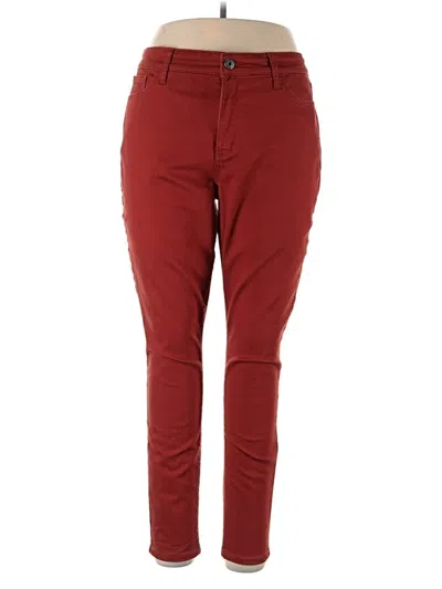 Pre-owned St. John's Bay Casual Pants In Red