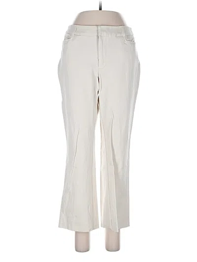 Pre-owned St. John's Bay Casual Pants In White