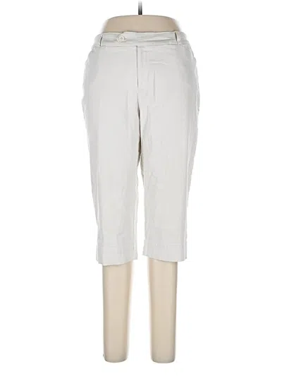 Pre-owned St. John's Bay Casual Pants In White
