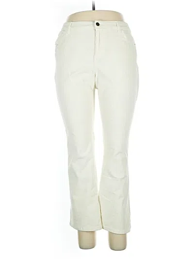 Pre-owned St. John's Bay Casual Pants In White
