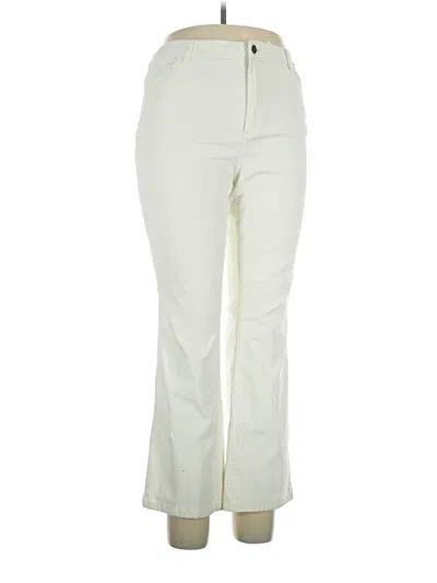 Pre-owned St. John's Bay Casual Pants In White