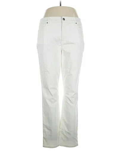 Pre-owned St. John's Bay Casual Pants In White