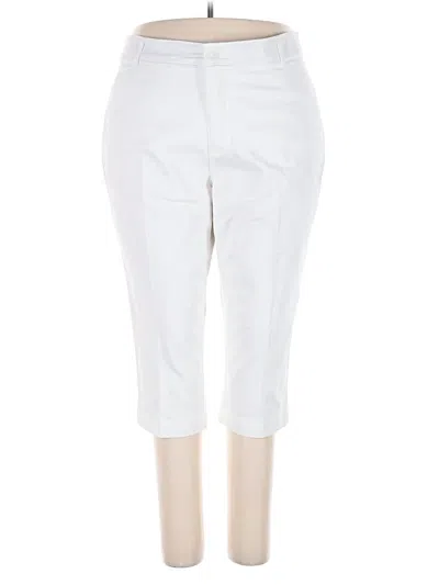 Pre-owned St. John's Bay Casual Pants In White