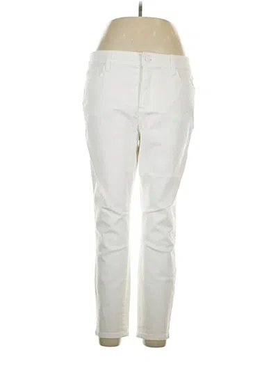 Pre-owned St. John's Bay Casual Pants In White