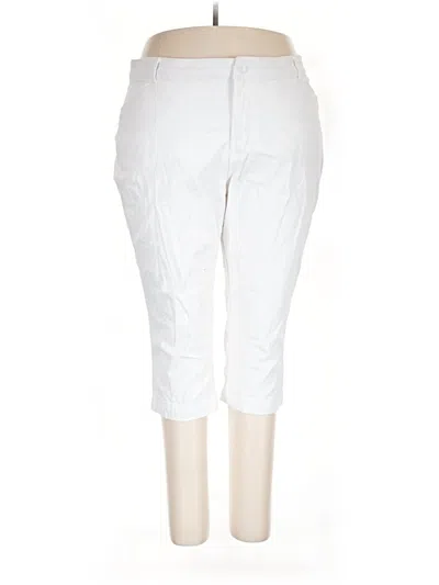 Pre-owned St. John's Bay Casual Pants In White