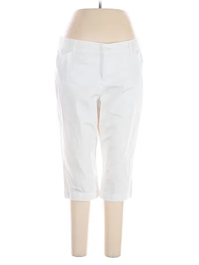 Pre-owned St. John's Bay Casual Pants In White
