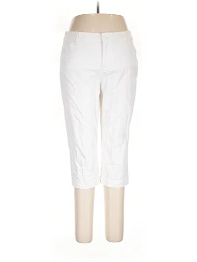 Pre-owned St. John's Bay Casual Pants In White