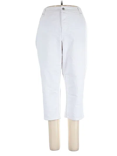 Pre-owned St. John's Bay Casual Pants In White