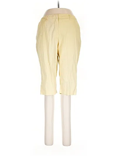 Pre-owned St. John's Bay Casual Pants In Yellow