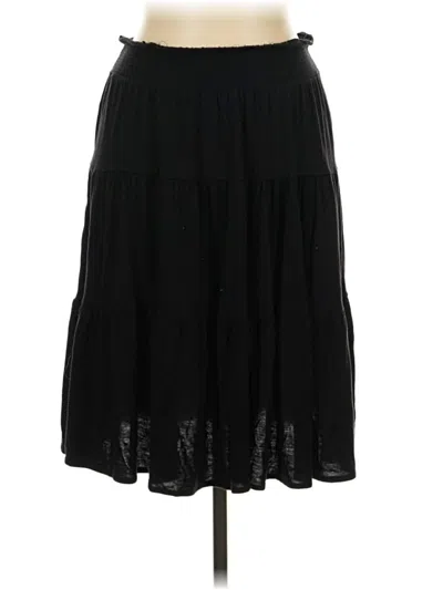 Pre-owned St. John's Bay Casual Skirt In Black
