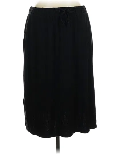 Pre-owned St. John's Bay Casual Skirt In Black