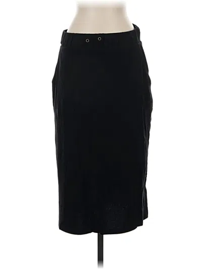Pre-owned St. John's Bay Casual Skirt In Black
