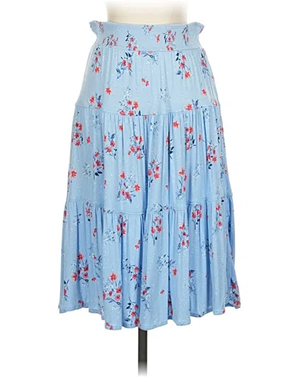 Pre-owned St. John's Bay Casual Skirt In Blue