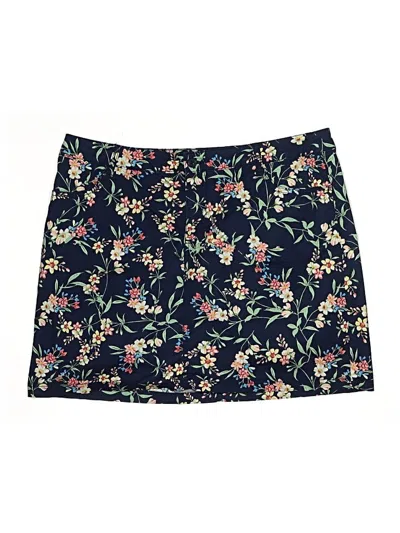 Pre-owned St. John's Bay Casual Skirt In Blue