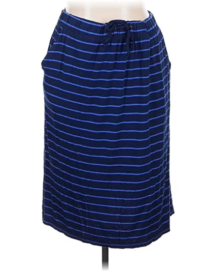 Pre-owned St. John's Bay Casual Skirt In Blue