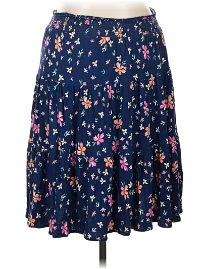 Pre-owned St. John's Bay Casual Skirt In Blue
