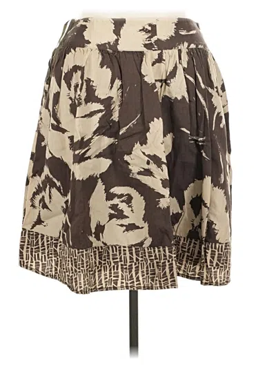 Pre-owned St. John's Bay Casual Skirt In Brown