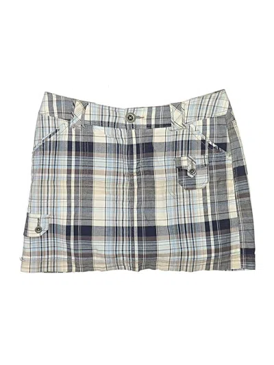 Pre-owned St. John's Bay Casual Skirt In Gray