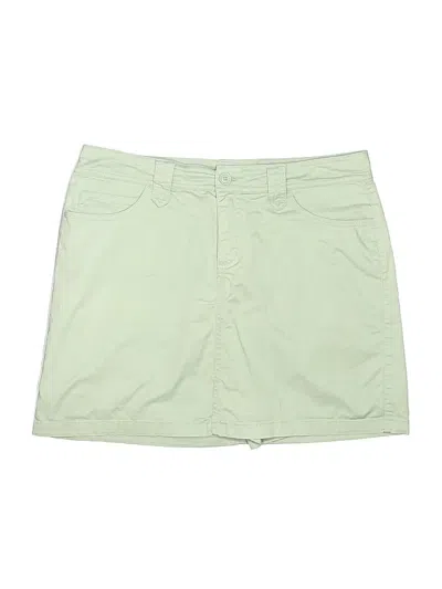 Pre-owned St. John's Bay Casual Skirt In Green
