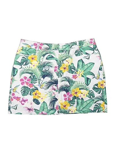 Pre-owned St. John's Bay Casual Skirt In Green