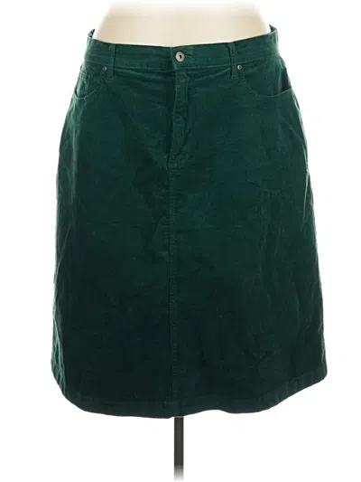 Pre-owned St. John's Bay Casual Skirt In Green