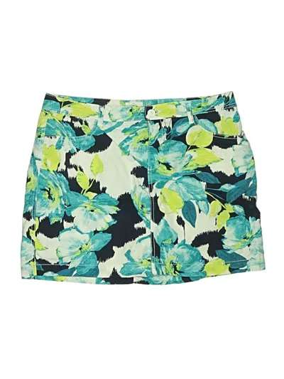 Pre-owned St. John's Bay Casual Skirt In Green