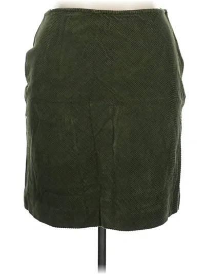 Pre-owned St. John's Bay Casual Skirt In Green