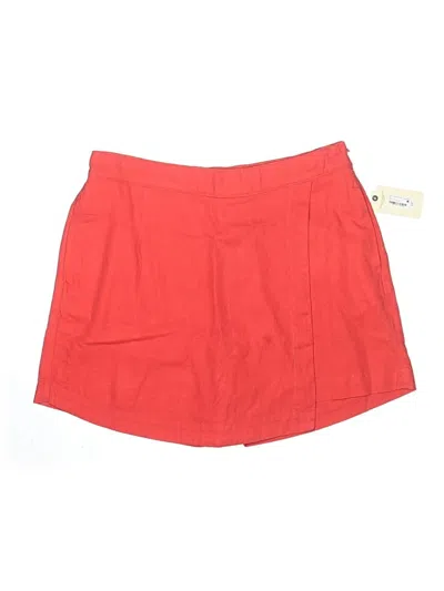 St. John's Bay Casual Skirt In Red