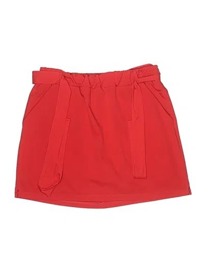 Pre-owned St. John's Bay Casual Skirt In Red