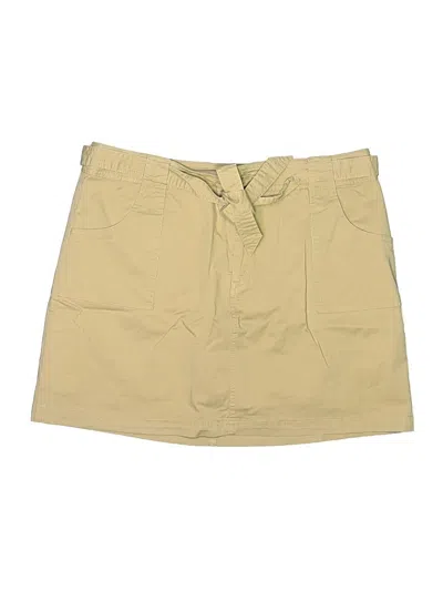 Pre-owned St. John's Bay Casual Skirt In Tan