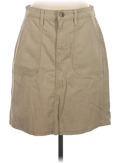 Pre-owned St. John's Bay Casual Skirt In Tan