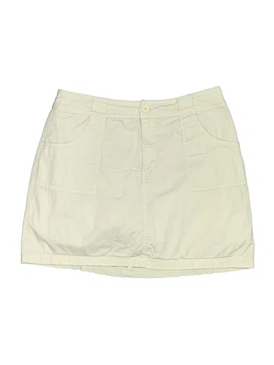 Pre-owned St. John's Bay Casual Skirt In White