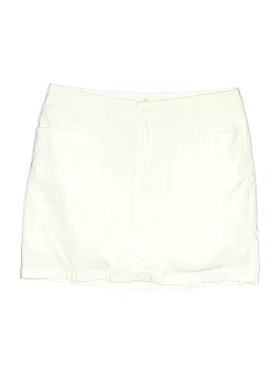 Pre-owned St. John's Bay Casual Skirt In White