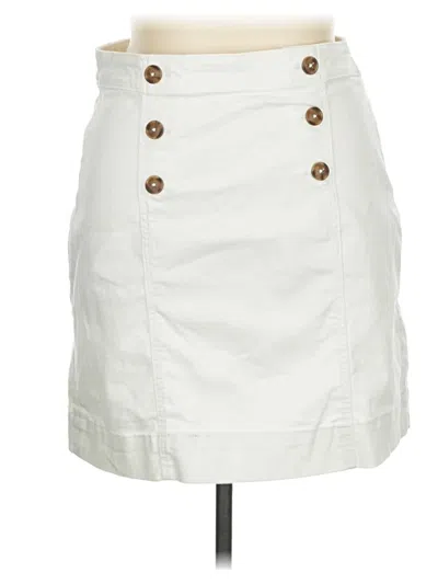 Pre-owned St. John's Bay Casual Skirt In White