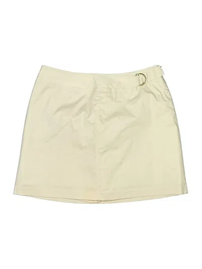 Pre-owned St. John's Bay Casual Skirt In White