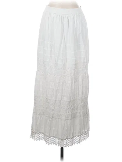 Pre-owned St. John's Bay Casual Skirt In White