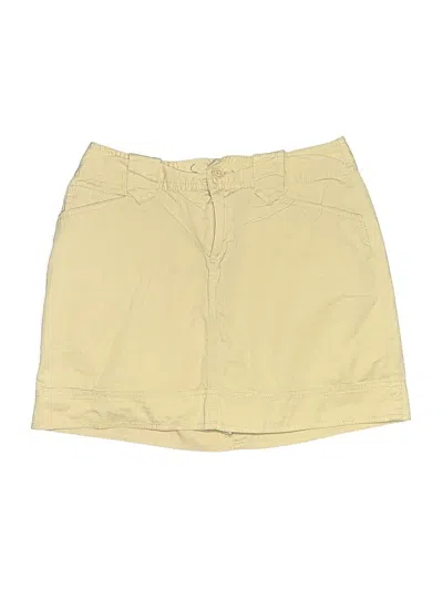 Pre-owned St. John's Bay Casual Skirt In Yellow