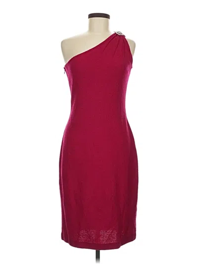 Pre-owned St. John's Bay Cocktail Dress In Burgundy