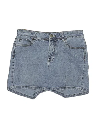 Pre-owned St. John's Bay Denim Shorts In Blue