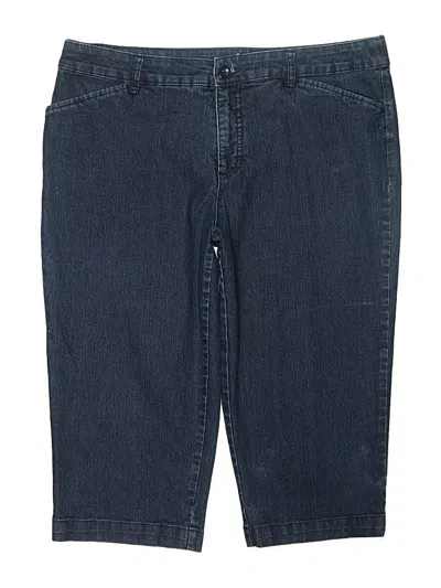 Pre-owned St. John's Bay Denim Shorts In Blue