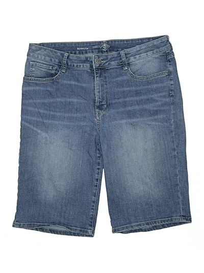 Pre-owned St. John's Bay Denim Shorts In Blue