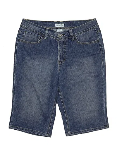 Pre-owned St. John's Bay Denim Shorts In Blue