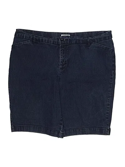 Pre-owned St. John's Bay Denim Shorts In Blue