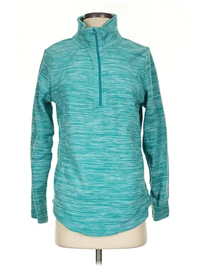 Pre-owned St. John's Bay Fleece Jacket In Teal