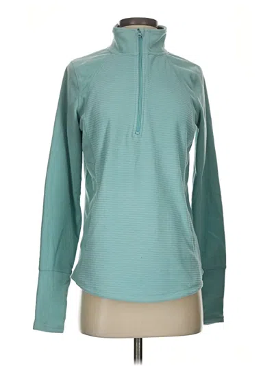 Pre-owned St. John's Bay Fleece Jacket In Teal