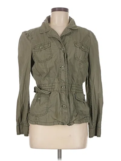 Pre-owned St. John's Bay Jacket In Green