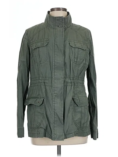 Pre-owned St. John's Bay Jacket In Green