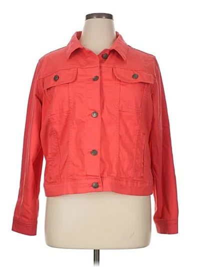 Pre-owned St. John's Bay Jacket In Orange
