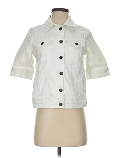 Pre-owned St. John's Bay Jacket In White
